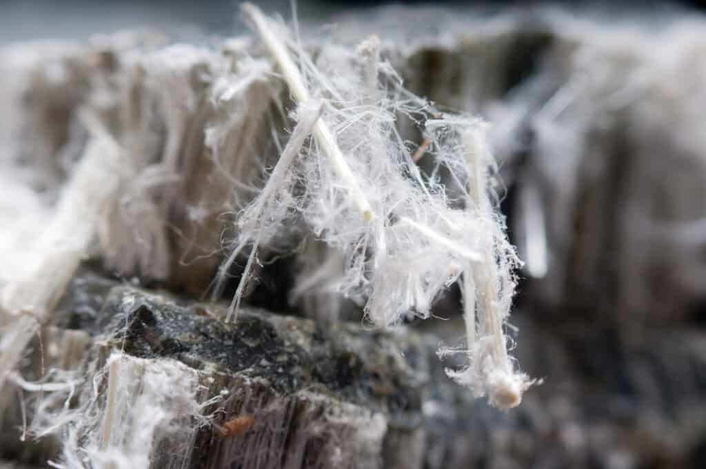 Asbestos chrysotile fibers that cause lung disease, COPD, lung cancer, mesothelioma