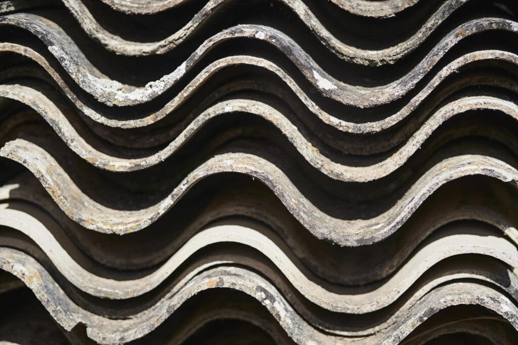 Toxic waste with asbestos